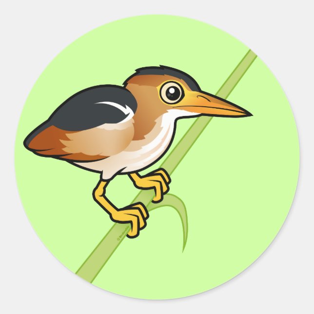 Sticker Rond Bitsterne la moins Birdorable (Devant)