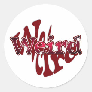 Sticker Rond bizarre