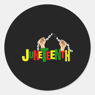 Sticker Rond Black-ish africain depuis 1865 Indépendance