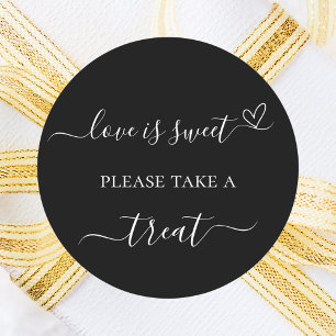 Sticker Rond Black white mariage traitement