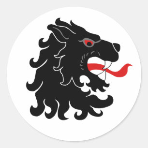 Sticker Rond Blason de la population du Royaume d'An Tir