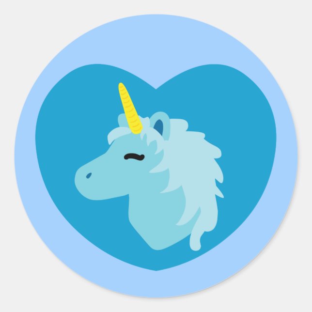 Sticker Rond Bleu (Devant)