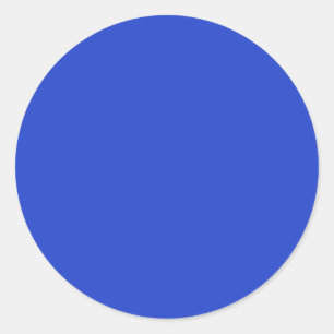 Sticker Rond Bleu bleu (couleur solide)