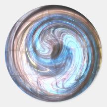 Bleu scintillant Art Abstrait