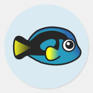 Sticker Rond Bleu Tang