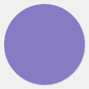 Sticker Rond Bleu-violet (Crayola) (couleur solide)