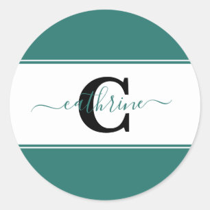 Sticker Rond Bloc de couleur personnalisé