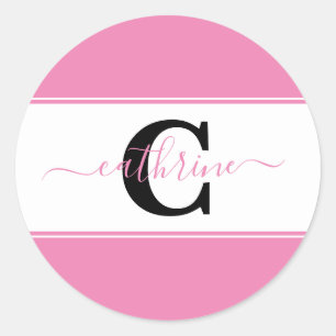 Sticker Rond Bloc de couleur personnalisé 