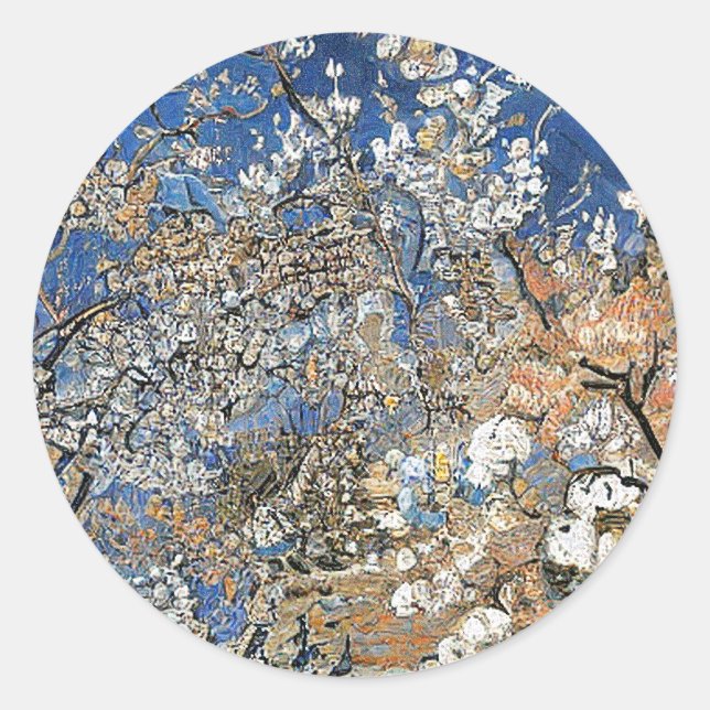 STICKER ROND BLOSSOM D'ARBRE (Devant)