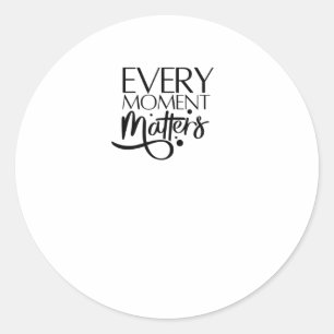Sticker Rond Blue Bird Design - Chaque Moment S