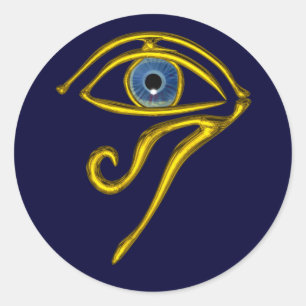 Sticker Rond BLUE TALISMAN, détail