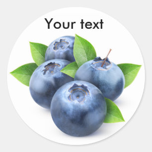 Sticker Rond Blueberges