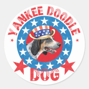 Sticker Rond Bluetick patriotique