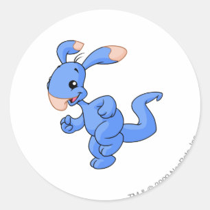 Sticker Rond Blumaroo bleu