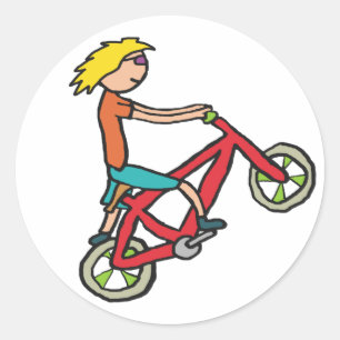 STICKER ROND BMX