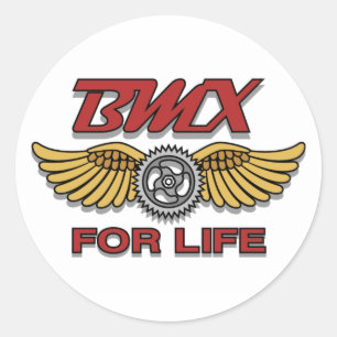 Sticker Rond BMX pendant la vie