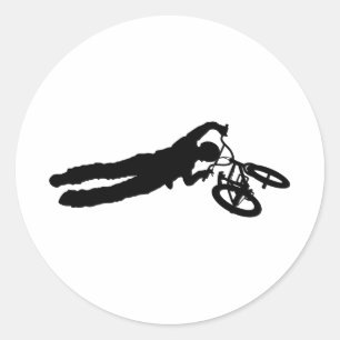 Sticker Rond BMX Rider_2