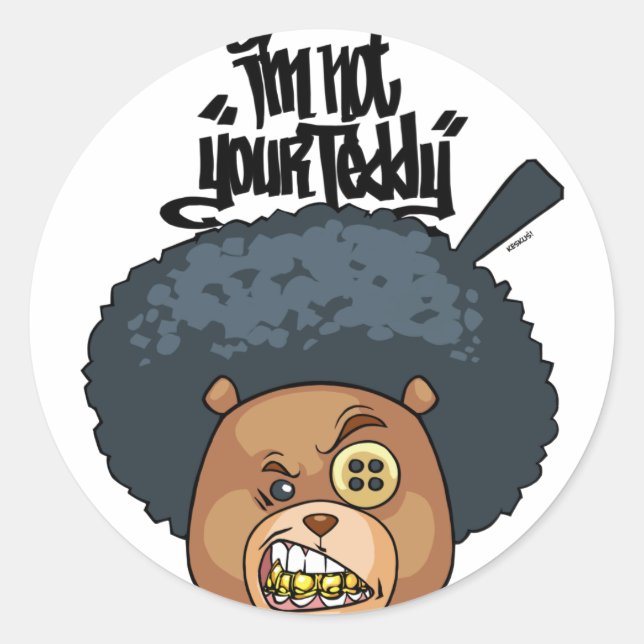 Sticker Rond Bo Grillz (Devant)