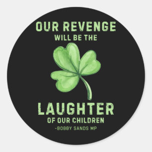 Sticker Rond Bob1 de la liberté irlandaise