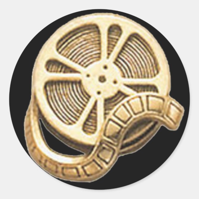 Sticker Rond Bobine d'or OPUS (Devant)