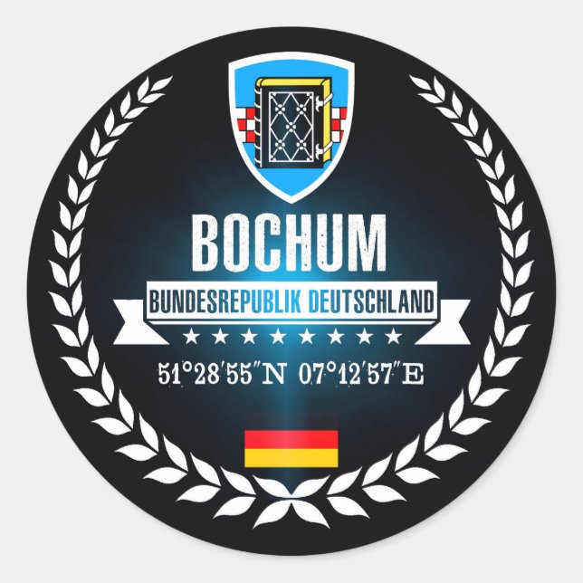 Sticker Rond Bochum (Devant)