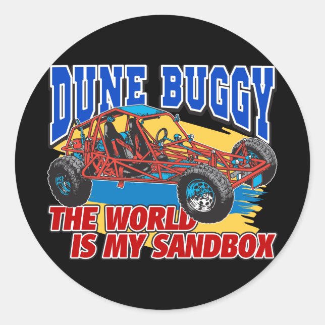 Sticker Rond Boggy Dune (Devant)