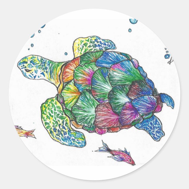 Sticker Rond bogue (Devant)