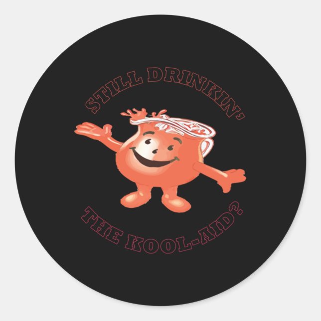 Sticker Rond Boire encore l'autocollant Kool-Aid (Devant)