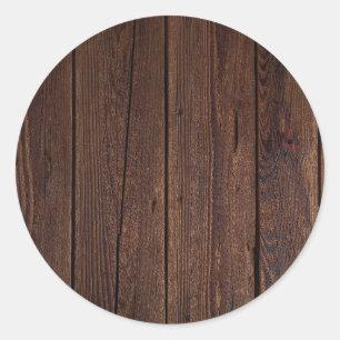 Sticker Rond Bois Bois Bois Mur Texture