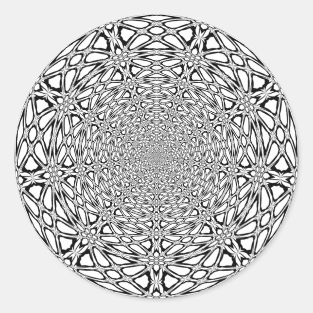 Sticker Rond Bois laser (Devant)