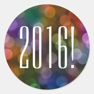 Sticker Rond Bokeh 2016