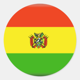 Sticker Rond Bolivie