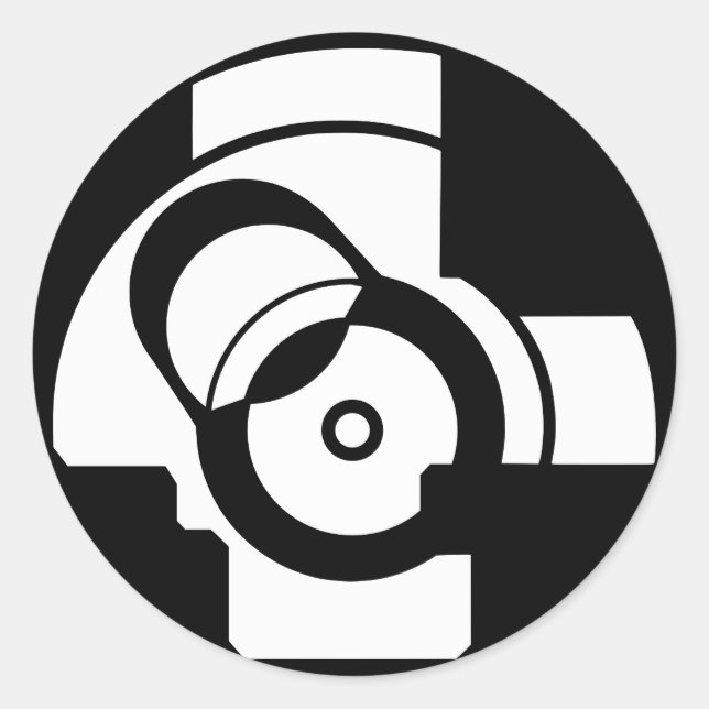 Sticker Rond Boltface AK (Devant)