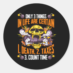 Sticker Rond Bomb Squad Eod