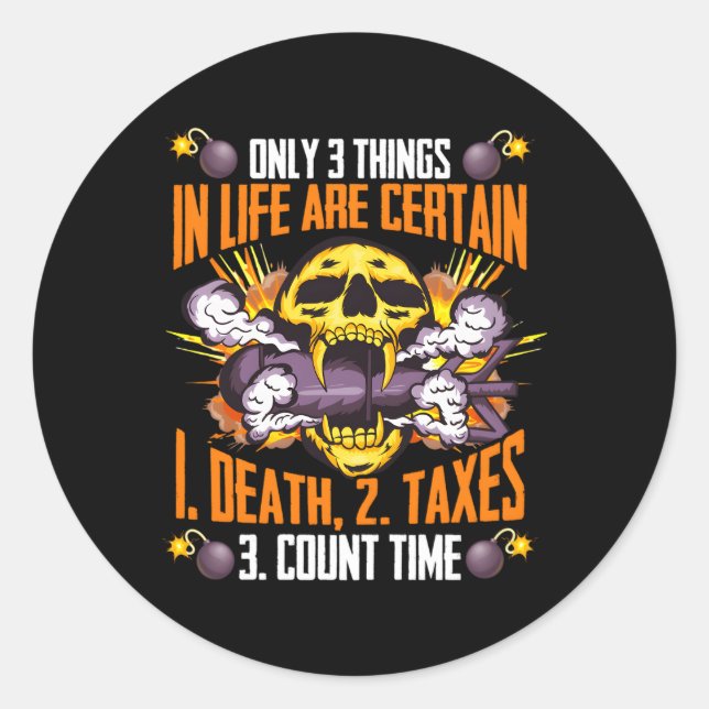 Sticker Rond Bomb Squad Eod (Devant)