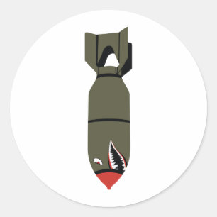 Sticker Rond Bombe