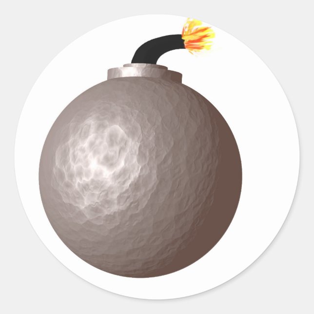 Sticker Rond Bombe (Devant)