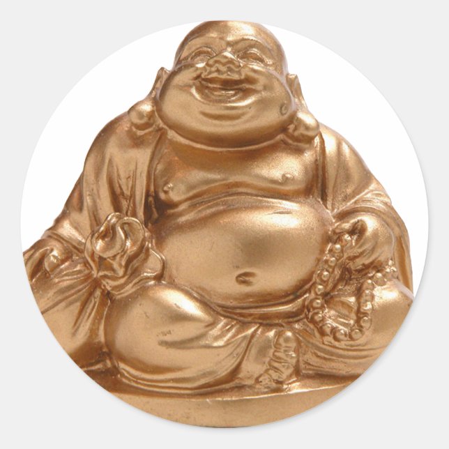 Sticker Rond Bon Bouddha (Devant)