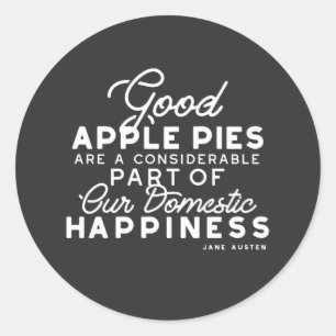 Sticker Rond Bon devis Apple Pies