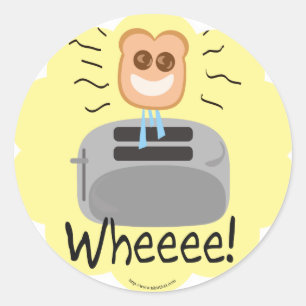 Sticker Rond Bon Toast !
