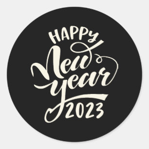 Sticker Rond Bonne année 2023