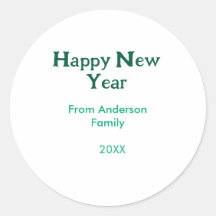 Bonne année verte ajouter nom de famille année sim