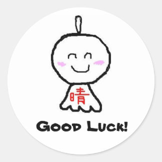 Sticker Rond Bonne Chance !