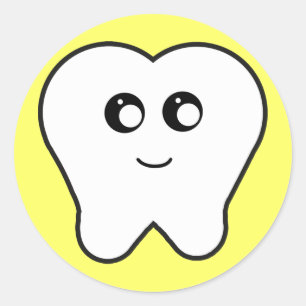 Sticker Rond Bonne dent