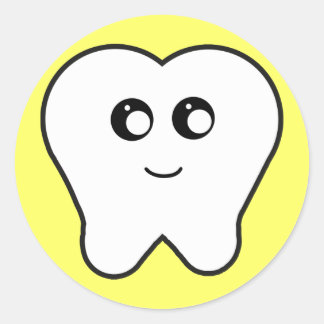 Sticker Rond Bonne dent