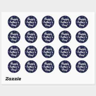 Sticker Rond Bonne Fête des pères