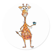 Bonne Giraffe Whimsical Boire Café