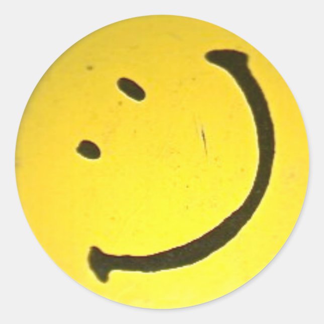 Sticker Rond Bonne journée ! (Devant)