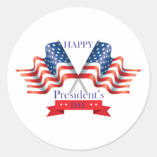Sticker Rond Bonne journée du Président