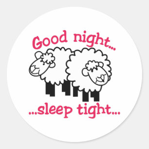 Sticker Rond Bonne nuit